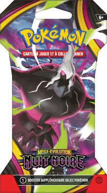 Booster Pokémon Méga-Evolutions : Nuit Noire