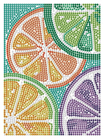 Kit Diamond painting Diamond - Eclat d'agrumes