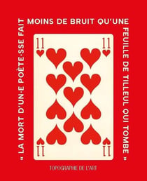 La mort d'un.e poète.sse fait moins de bruit qu'une feuille qui tombe