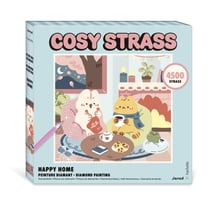 Diamond painting Cosy Strass : happy home - Janod