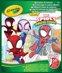 Livre de coloriage et stickers Spidey - Crayola