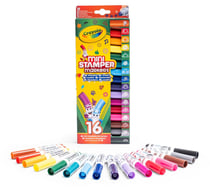 16 Mini tampons Emoji - Crayola