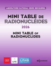 Mini table de radionucléides (édition 2026)