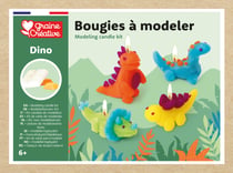 Kit bougies à modeler Graine créative - Dinosaures