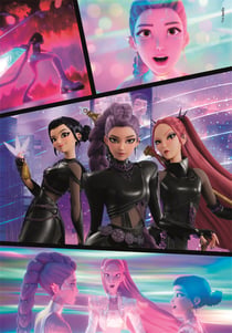 Puzzle 300 pièces Super - K-Pop Demon Hunters - Clementoni