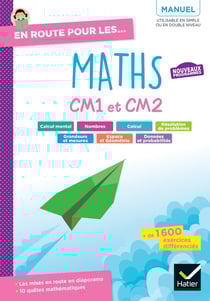 En route pour les maths : CM1, CM2 - Manuel élève (édition 2026)