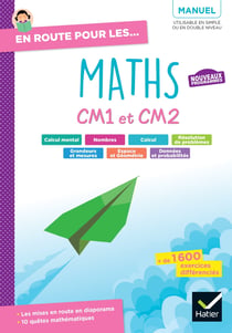 En route pour les maths : CM1, CM2 - Manuel élève (édition 2026)
