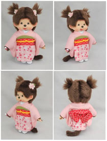 Monchhichi kimono rose - Bandai