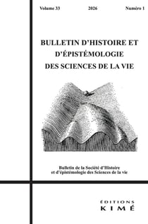 BULLETIN D'HISTOIRE ET D'EPISTEMOLOGIE DES SCIENCES DE LA VIE n.33/1 : Postgénomique : une révolution environnementale en question