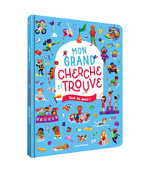 Mon grand cherche et trouve : Tous au sport ! : Un livre grand format avec plus de 350 éléments à retrouver !