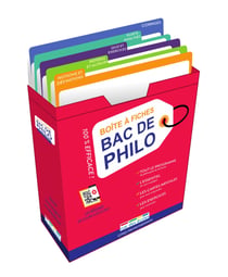Boîte à fiches : Philosophie : 80 fiches recto-verso pour réussir le bac philo !
