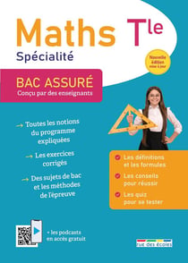 Bac assuré : Maths Spécialité Terminale : Conçu par des enseignants