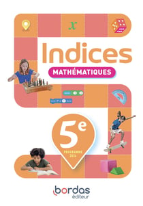 Indices mathématiques : 5e - Manuel de l'élève (édition 2026)