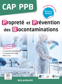 Les Parcours Pros - Propreté et Prévention des Biocontaminations (PPB) CAP (2026) - Pochette élève