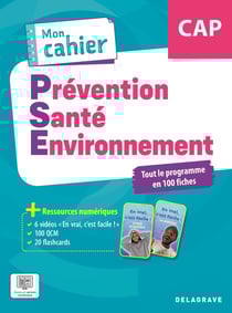 Mon Cahier de Prévention Santé Environnement (PSE) CAP (2026) - Pochette élève