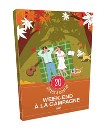 Week-end à la campagne - 20 cartes à colorier