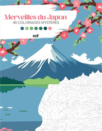 Merveilles du Japon - 45 coloriages mystères