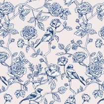 Rouleau de papier déco Decopatch - Toile de Jouy - 100 x 30 cm