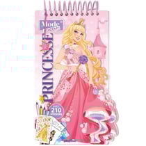 Carnet créatif Mode Academy Princesse (avec un bracelet) NE : Avec 210 stickers