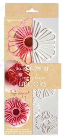 Tapis tuile décors "fleurs" Scrapcooking