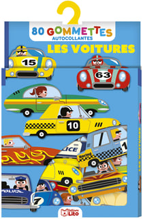GOMMETTES LITO LES VOITURES