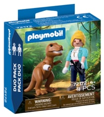 PLAYMOBIL® - Pack duo Tyrannosaure et exploratrice - 72172