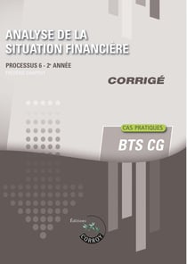 P6- Analyse de la situation financière- Corrigé