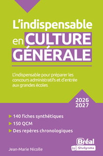 L'indispensable en culture générale : 2026-2027