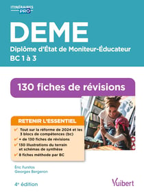 DEME - Moniteur éducateur - 130 fiches de révisions : BC 1 à 3