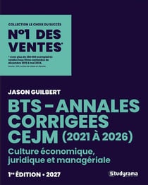BTS - Annales corrigées CEJM : 2026 inclus