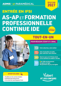 Entrée en IFSI pour AS-AP et formation professionnelle continue (FPC) : Tout-en-un - Fil d'actualité mois par mois offert - Sélection 2027