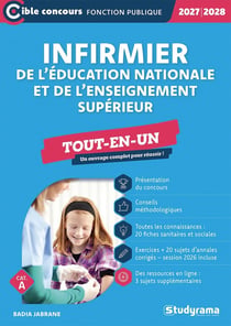 Infirmier de l'Éducation nationale et de l'enseignement supérieur - Tout-en-un (Catégorie A - Concours 2027-2028)