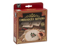 Kit de broderie Craft Id - 6 serviettes de Noël - 40 x 40 cm