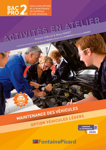 Activités en atelier, Bac Pro 2de : Maintenance des véhicules, option véhicules légers