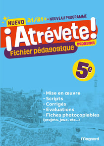 Nuevo Atrévete - Espagnol 5e (2026) - Fichier pédagogique