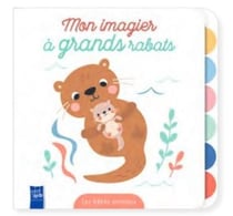 Mon imagier à grands rabats : Les bébés  animaux