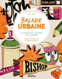 Balade urbaine : 28 planches à colorier ou à peindre