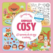 Animaux Kawai : 42 moments entre amis à colorier