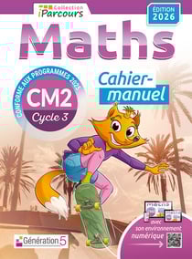 Cahier-manuel iParcours maths CM2 (édition 2026)