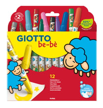 Lot de 12 maxi feutres Giotto - Bè-bè