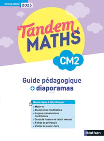 Tandem : Maths - CM2 - Guide pédagogique + diaporamas (édition 2025)