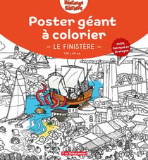 Poster géant à colorier : Le Finistère