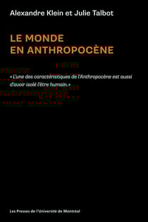 Le monde en Anthropocène