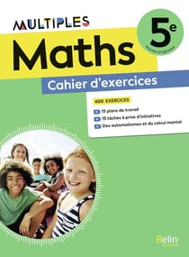 Cahier d'exercices Maths 5e Multiples : Cahier d'exercices élève