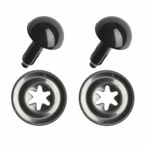 Lot de 2 yeux de sécurité - 10 mm