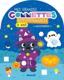 Mes grandes gommettes repositionnables - 3 ans - Halloween