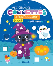Mes grandes gommettes repositionnables - 3 ans - Halloween
