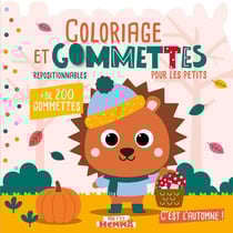 Mon P'tit Hemma - Coloriage et gommettes pour les petits - C'est l'automne !