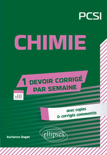 Chimie : PCSI