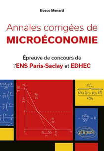 Annales corrigées de microéconomie : Épreuve de concours de l'ENS Paris-Saclay et de l'EDHEC